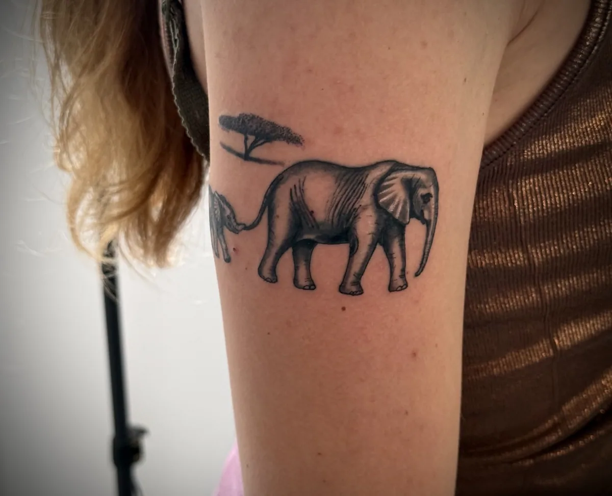 Tattoo-Arbeit aus dem Portfolio von Gianni Ink Tattoo Freiburg